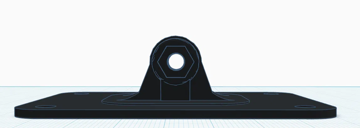 Ngàm gắn GoPro cho skateboard có lỗ bắt vít - Image 2