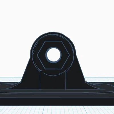 Ngàm gắn GoPro cho skateboard có lỗ bắt vít