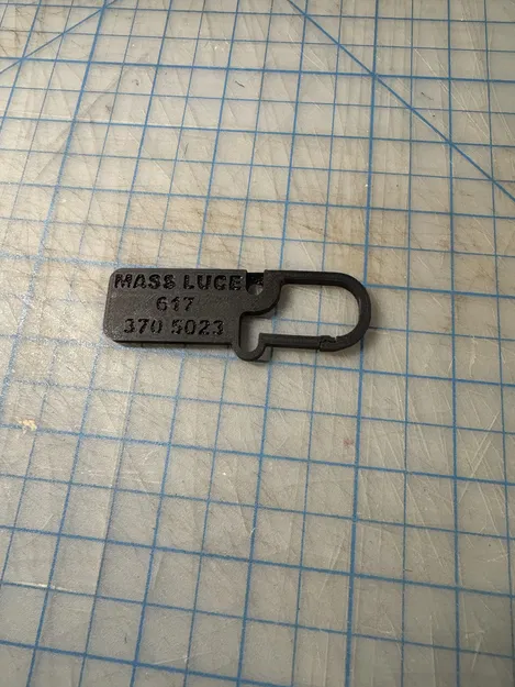 Còi carabiner No Ice (còi hotline Mass LUCE) - Image 1