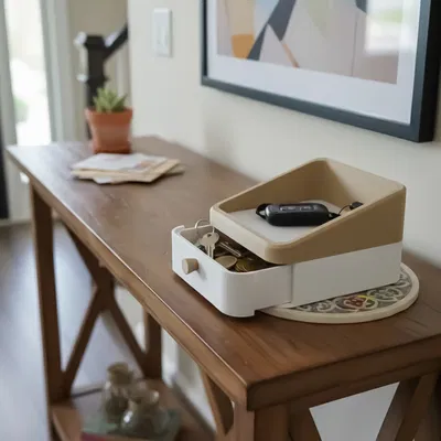 Khay Đa Dụng Kèm Ngăn Kéo (Versatile Tray with Drawer)