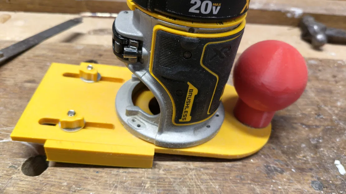 Đế 4" và rebate fence cho Dewalt DCW600 - Image 1