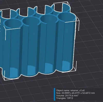 Hộp lưu trữ pin cho 8x AA
