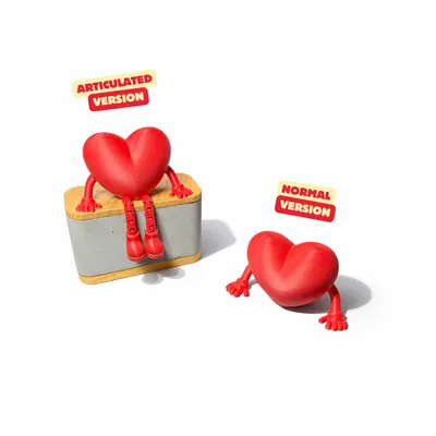 Valentines Heart Buddy Articulated – Tùy chỉnh – Quà Valentine – Decor dễ thương