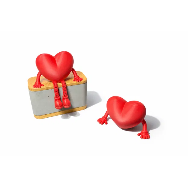 Valentines Heart Buddy Articulated – Tùy chỉnh – Quà Valentine – Decor dễ thương - Image 3