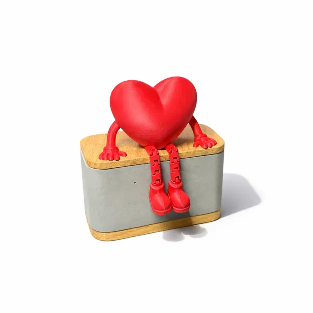 Valentines Heart Buddy Articulated – Tùy chỉnh – Quà Valentine – Decor dễ thương - Image 5