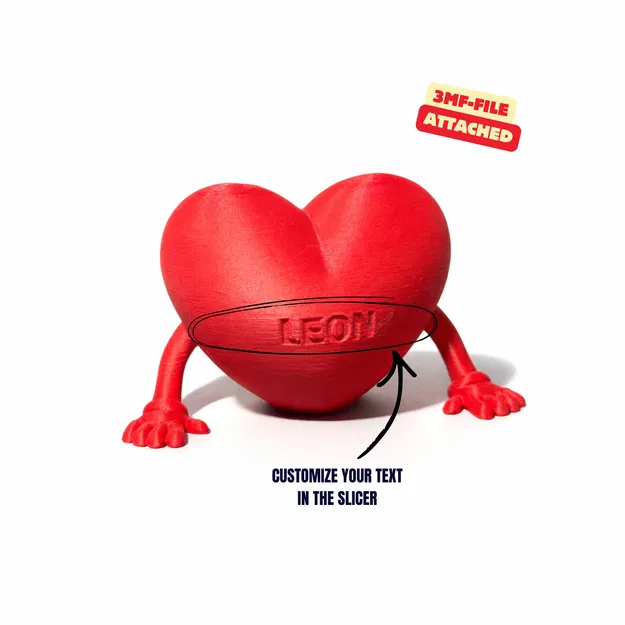 Valentines Heart Buddy Articulated – Tùy chỉnh – Quà Valentine – Decor dễ thương - Image 7