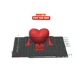 Valentines Heart Buddy Articulated – Tùy chỉnh – Quà Valentine – Decor dễ thương - Thumbnail 8