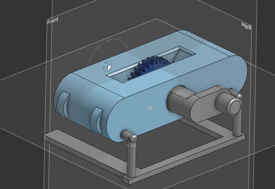 Conveyor (Băng tải) có chân đỡ, không có belt - Image 2