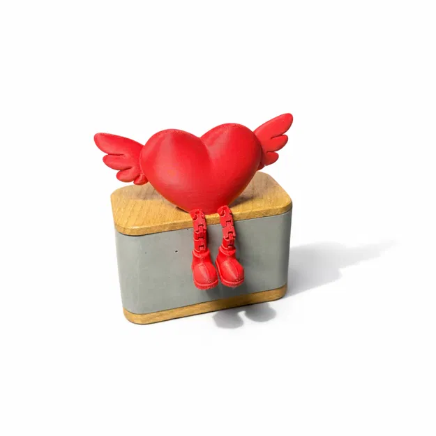 Valentines Heart Buddy Articulated – Trái Tim Có Cánh – Quà Valentine Decor Cute - Image 5