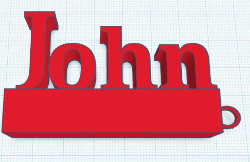 Thẻ tên John có khoen - Image 2
