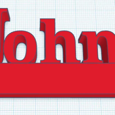 Thẻ tên John có khoen