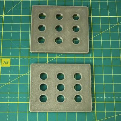 Template lắp ráp guitar pedal cho vỏ 1590B/125B