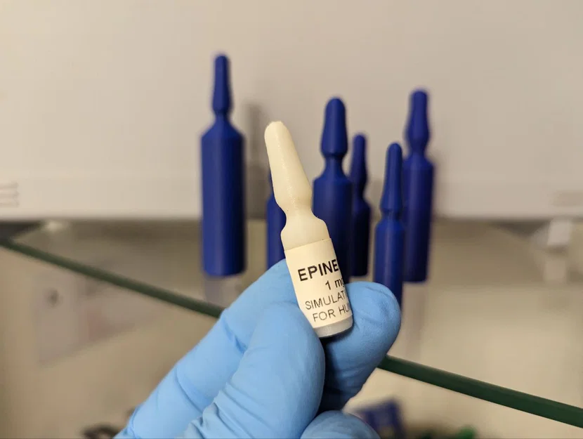 Đạo cụ ống ampoule thủy tinh cho mô phỏng đào tạo y tế - Image 1