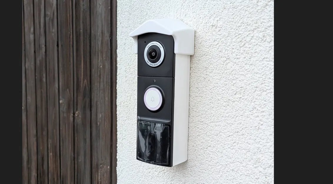 Mái che chuông cửa TAPO + miếng chèn dây cho camera Wi‑Fi TP-Link - Image 1