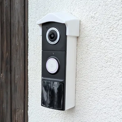 Mái che chuông cửa TAPO + miếng chèn dây cho camera Wi‑Fi TP-Link