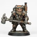 Thorum Sparkhammer – Miniature Dwarf Artificer Steampunk - Thumbnail 1