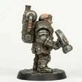 Thorum Sparkhammer – Miniature Dwarf Artificer Steampunk - Thumbnail 3