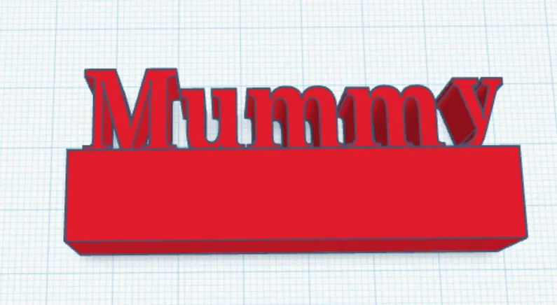 Thẻ tên Mummy (Name Tag Mummy) - Image 2