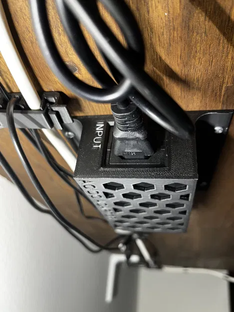 Giá đỡ adaptor AC/DC gắn dưới bàn (trafo) - Image 4