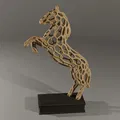 Ngựa Chồm Voronoi (Rearing Horse Voronoi) - Thumbnail 1