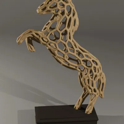Ngựa Chồm Voronoi (Rearing Horse Voronoi)