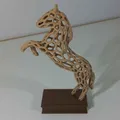 Ngựa Chồm Voronoi (Rearing Horse Voronoi) - Thumbnail 3