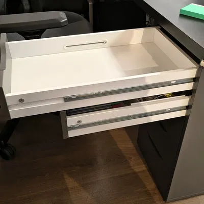 Ngăn kéo IKEA ALEX kéo hết hành trình (full extension drawer)