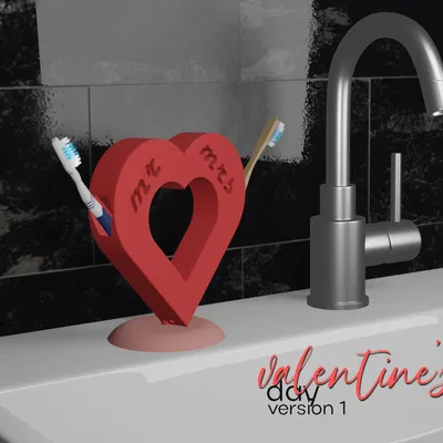 Giá Đỡ Bàn Chải Đánh Răng Cho Cặp Đôi (Couples Toothbrush Holder)