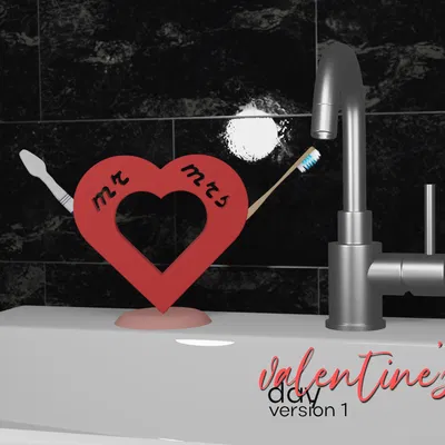 Giá Đỡ Bàn Chải Đánh Răng Cho Cặp Đôi (Couples Toothbrush Holder)