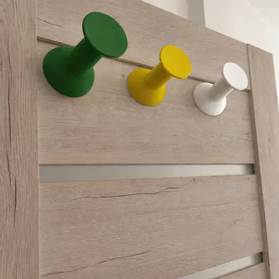 Móc treo quần áo hình push pin