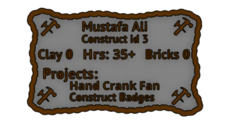 Huy hiệu Construct Badge - Image 2