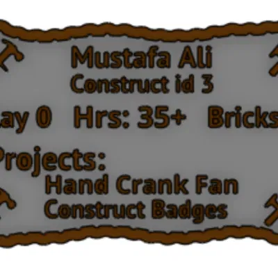 Huy hiệu Construct Badge
