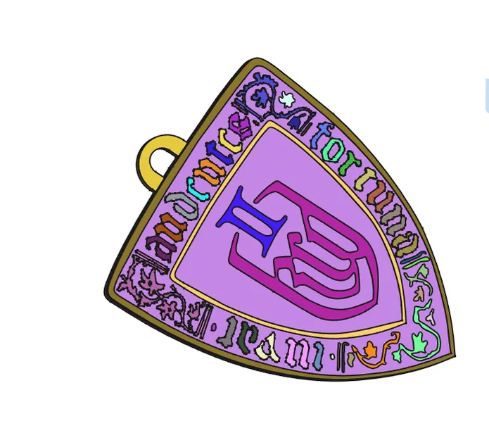 Móc khóa / Mặt dây KCD 2 “Audentes fortuna iuvat” - Image 3