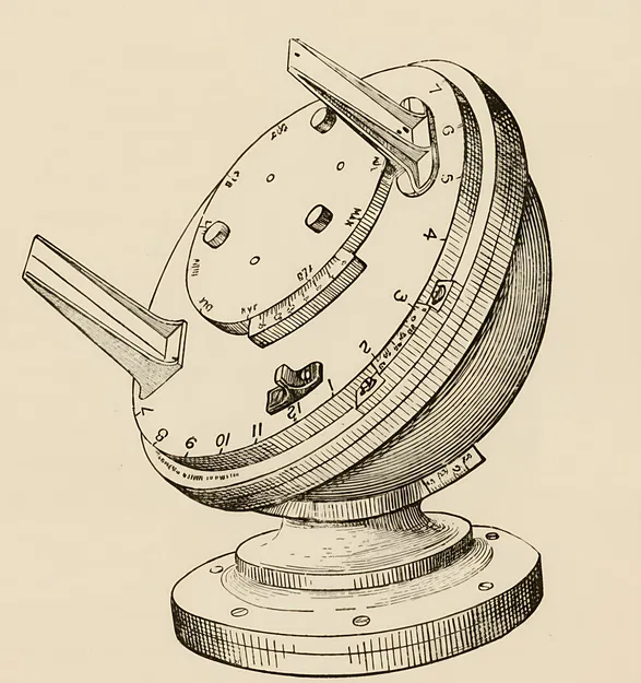 Bản Replica Hoạt Động của Helio-Chronometer Pilkington & Gibbs (đầu TK 20) - Image 11