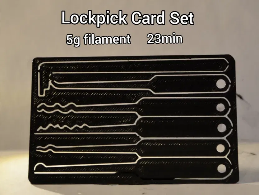 Bộ Thẻ Lockpick (Lockpick Card Set) - Image 1