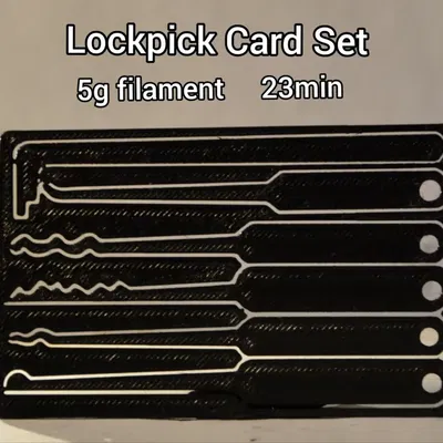 Bộ Thẻ Lockpick (Lockpick Card Set)