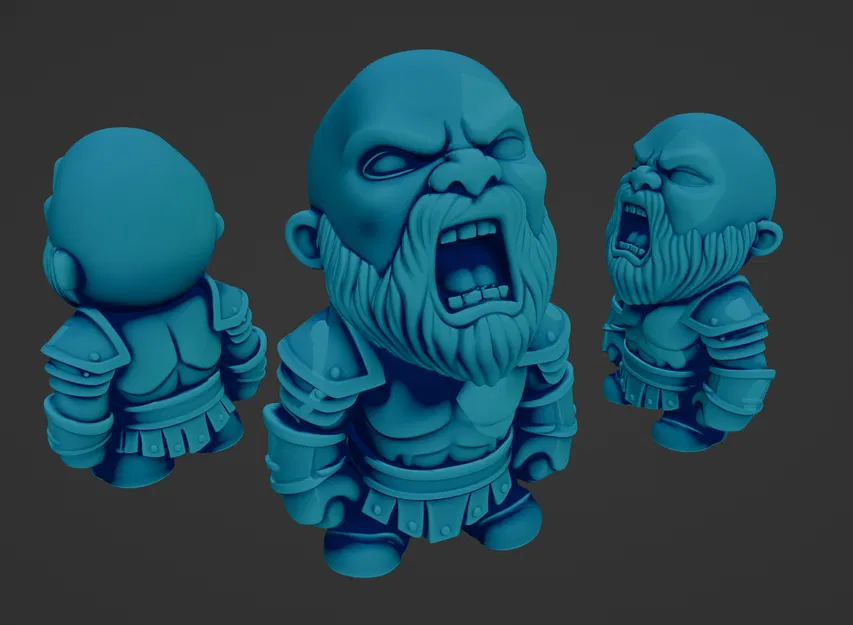 Kratos / God of War – Mẫu mô hình 3D - Image 1