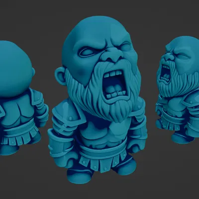 Kratos / God of War – Mẫu mô hình 3D