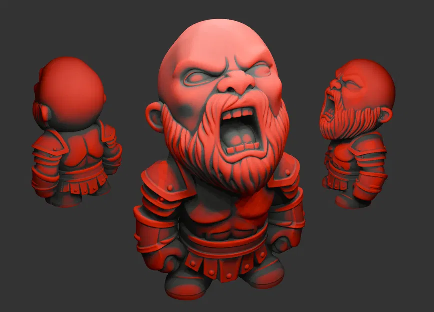 Kratos / God of War – Mẫu mô hình 3D - Image 2