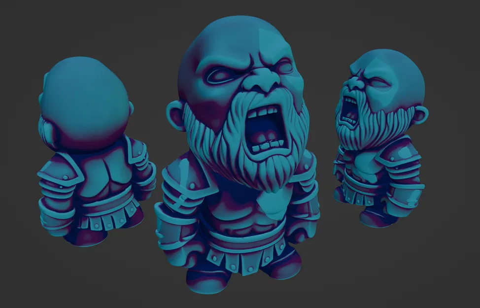 Kratos / God of War – Mẫu mô hình 3D - Image 3