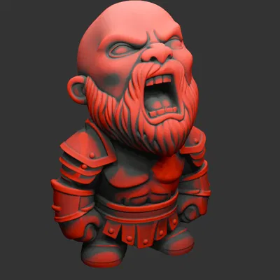 Kratos / God of War – Mẫu mô hình 3D