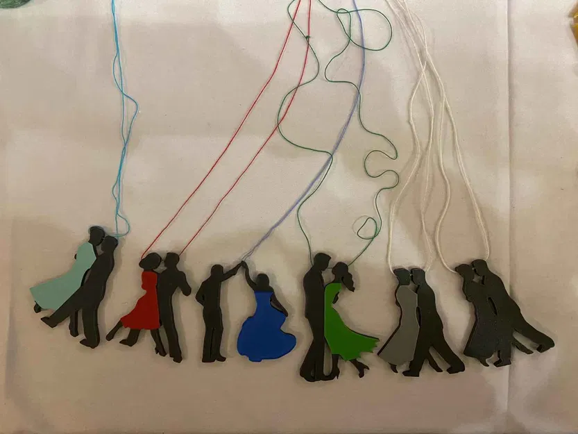 Dancing Coulple Beads – Hạt treo cặp đôi khiêu vũ - Image 4