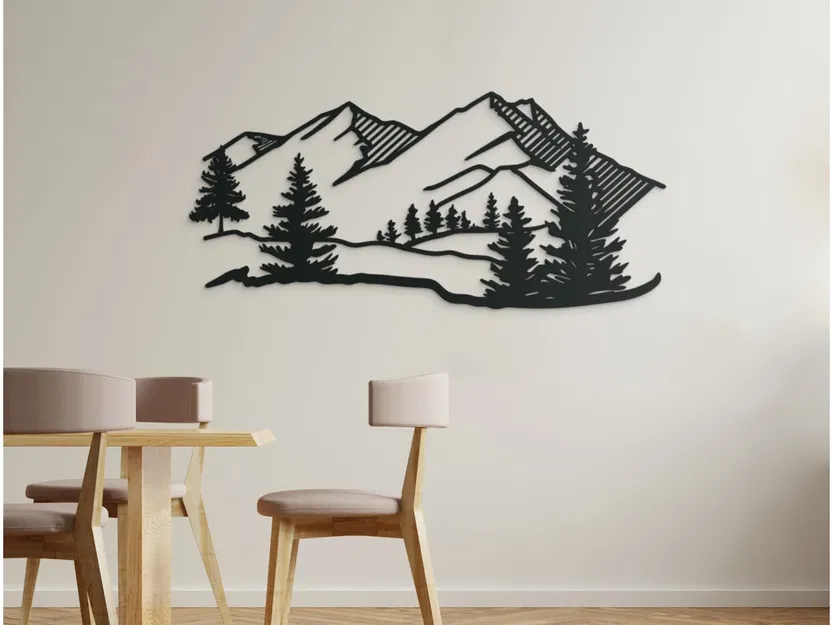 Tranh Treo Tường Núi (Mountain Wall Art) - Image 1