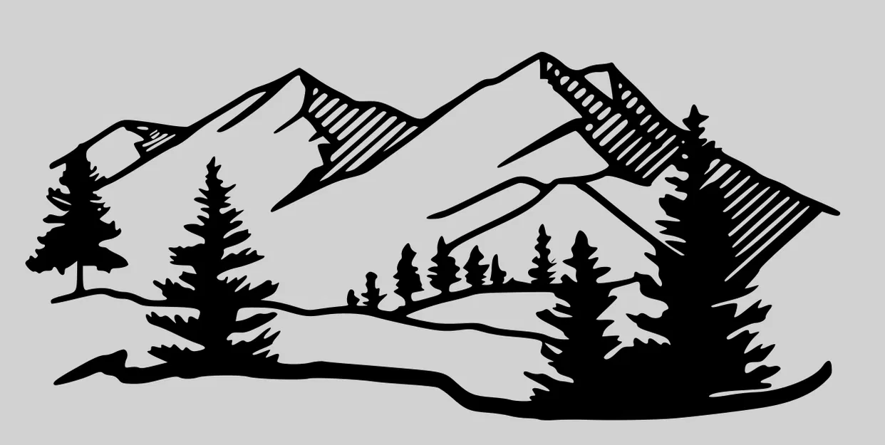 Tranh Treo Tường Núi (Mountain Wall Art) - Image 2