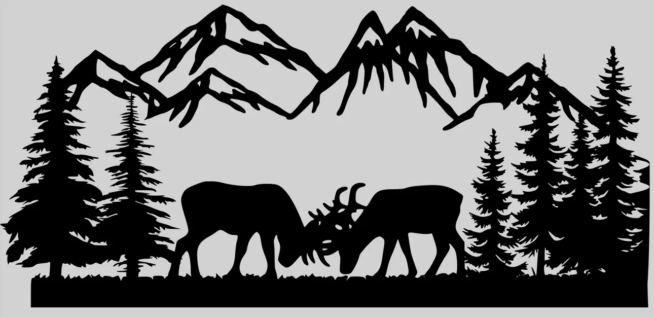 Tranh Treo Tường Hình Hươu (Deer Wall Art) - Image 2