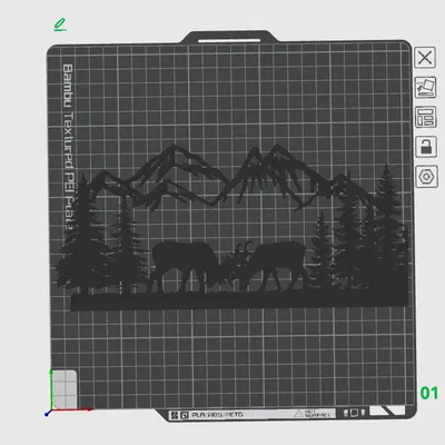 Tranh Treo Tường Hình Hươu (Deer Wall Art)