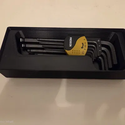 Gridfinity Proxxon Inbus Set 23946