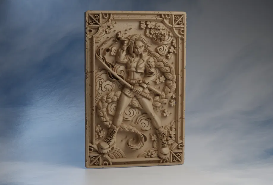 Phù điêu Rumi phong cách (Bas Relief): Kpop Demon Hunters - Image 1