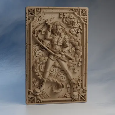 Phù điêu Rumi phong cách (Bas Relief): Kpop Demon Hunters