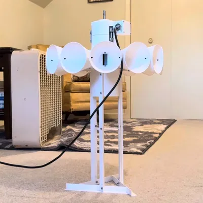 Mô hình còi hú Federal Signal STH-10 tỉ lệ 1/3 (đo lại kích thước chuẩn!)